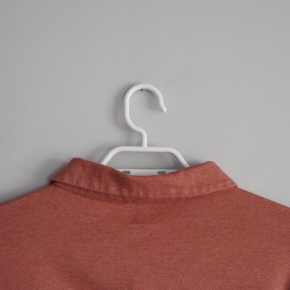 Joseph Abboud Mens Pink Sz XL Buttoned Polo Short Sleeve Collared Pullover Top - Picture 7 of 10